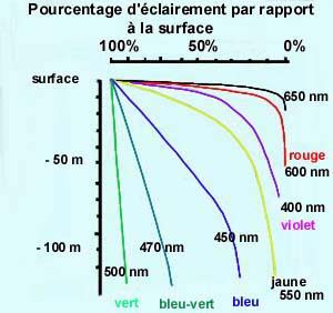 absorption lumineuse
